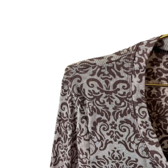 Athleta Burnout Long Sleeve Tee Top With Built in Tank Size Large - Picture 6 of 12